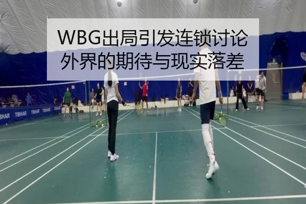 WBG出局引发连锁讨论 外界的期待与现实落差